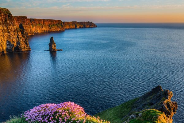 Stunning view of Cliffs of Moher