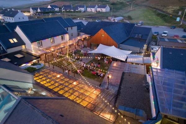 hotel doolin overhead shot