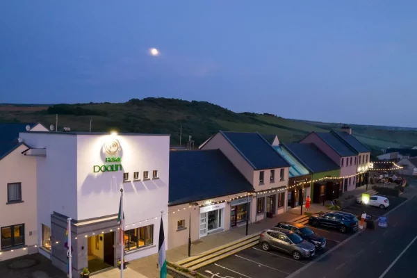 hotel doolin overhead shot