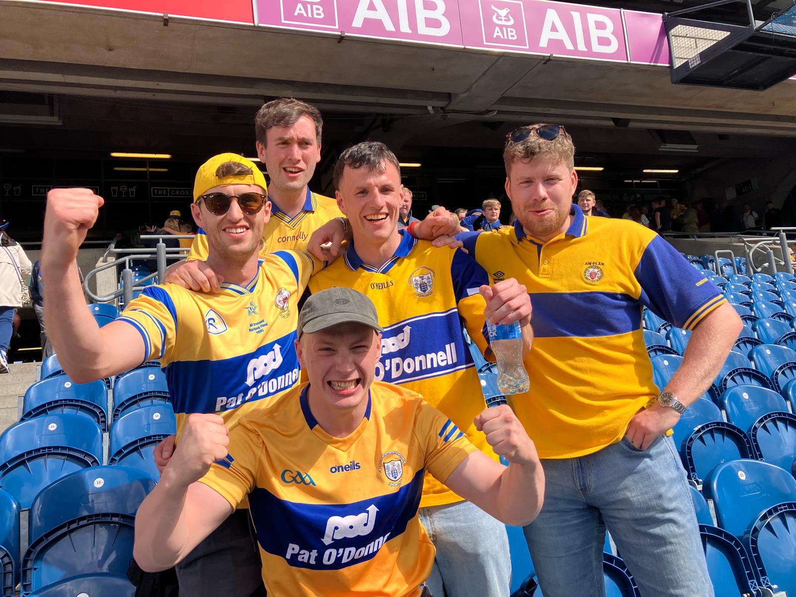 Co. Clare fans out to support their hurling team